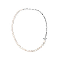 Thumbnail for Freshwater pearls with 950 silver forcet chain
