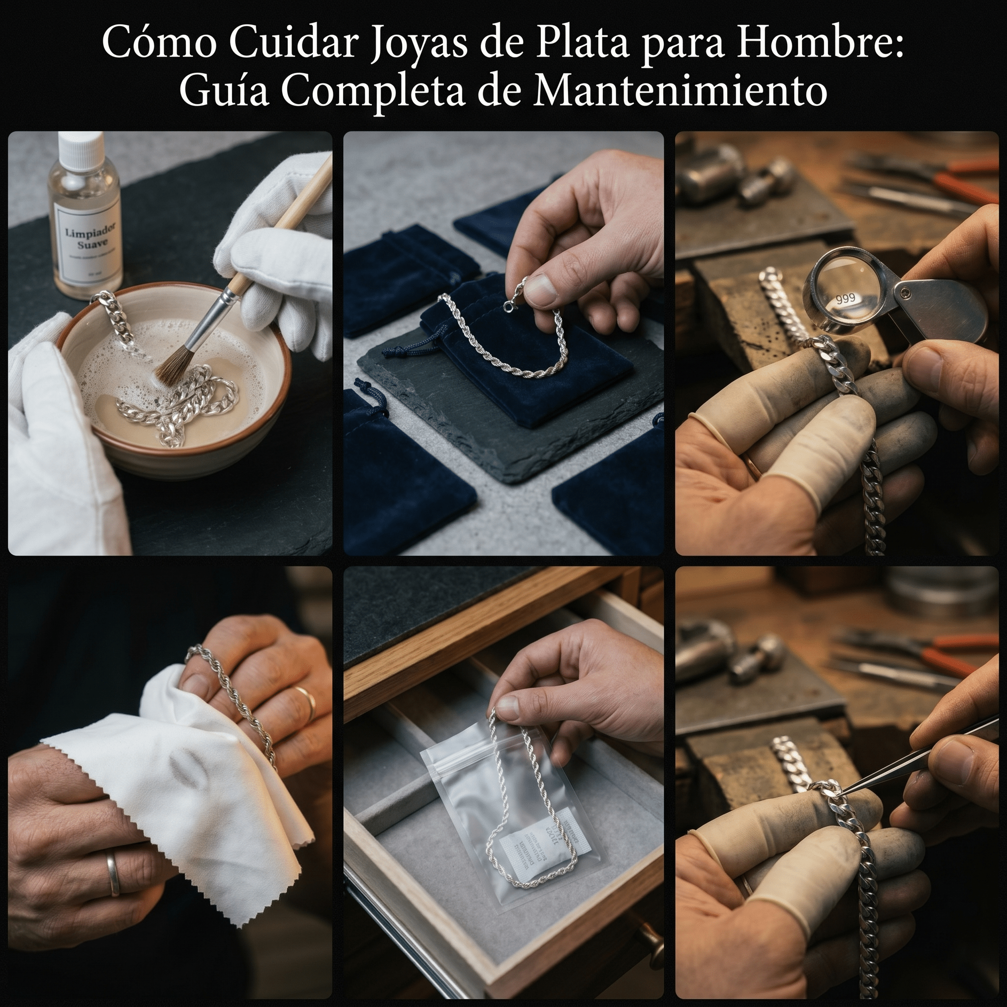 Cómo Cuidar Joyas de Plata para Hombre: Guía Completa de Mantenimiento - nativosjewelry