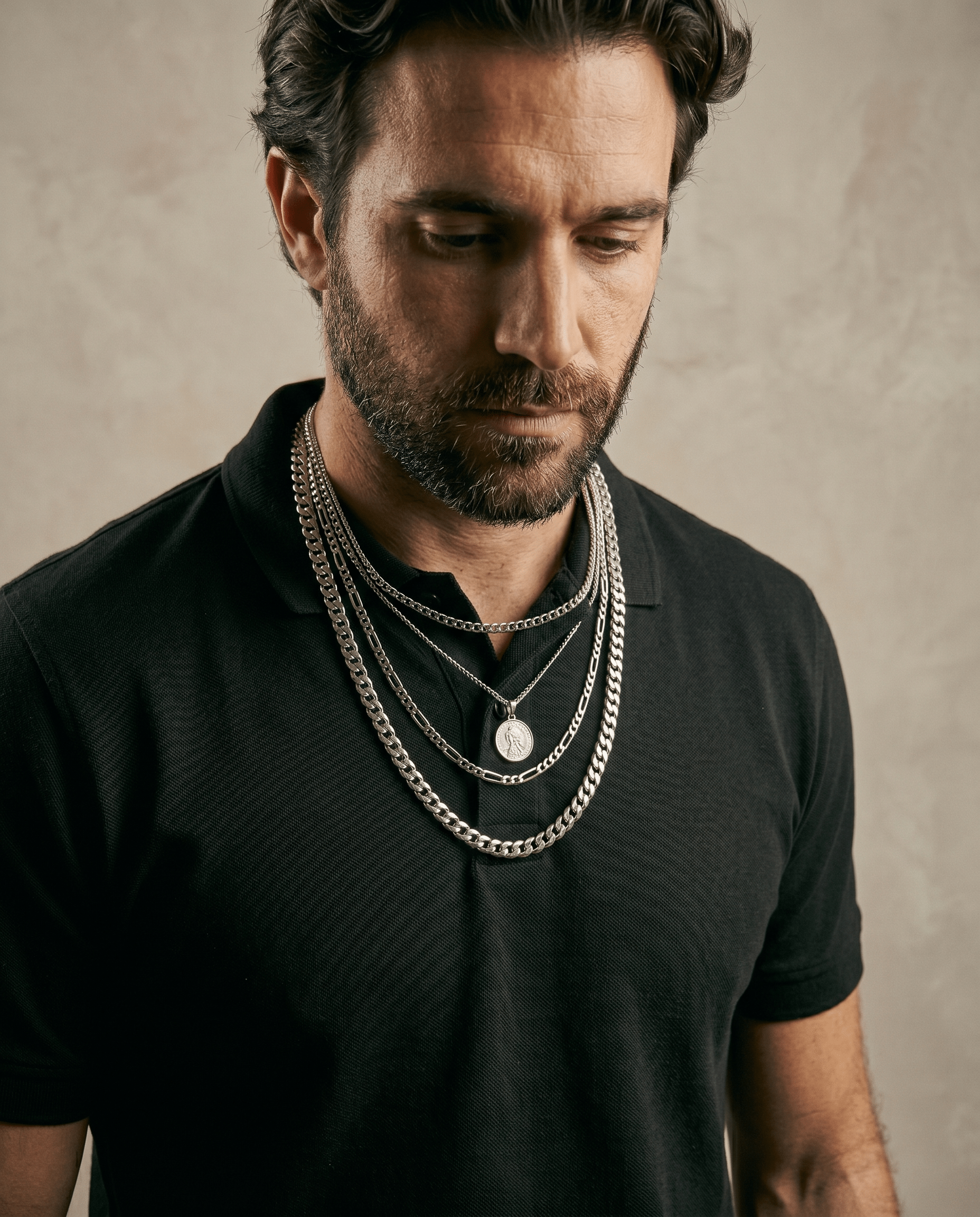 Guía de Tallas de Cadenas para Hombre: Cómo Elegir el Largo Correcto - nativosjewelry