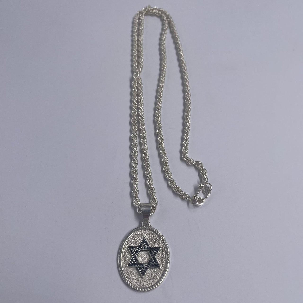 Collar Estrella de David de Plata 950