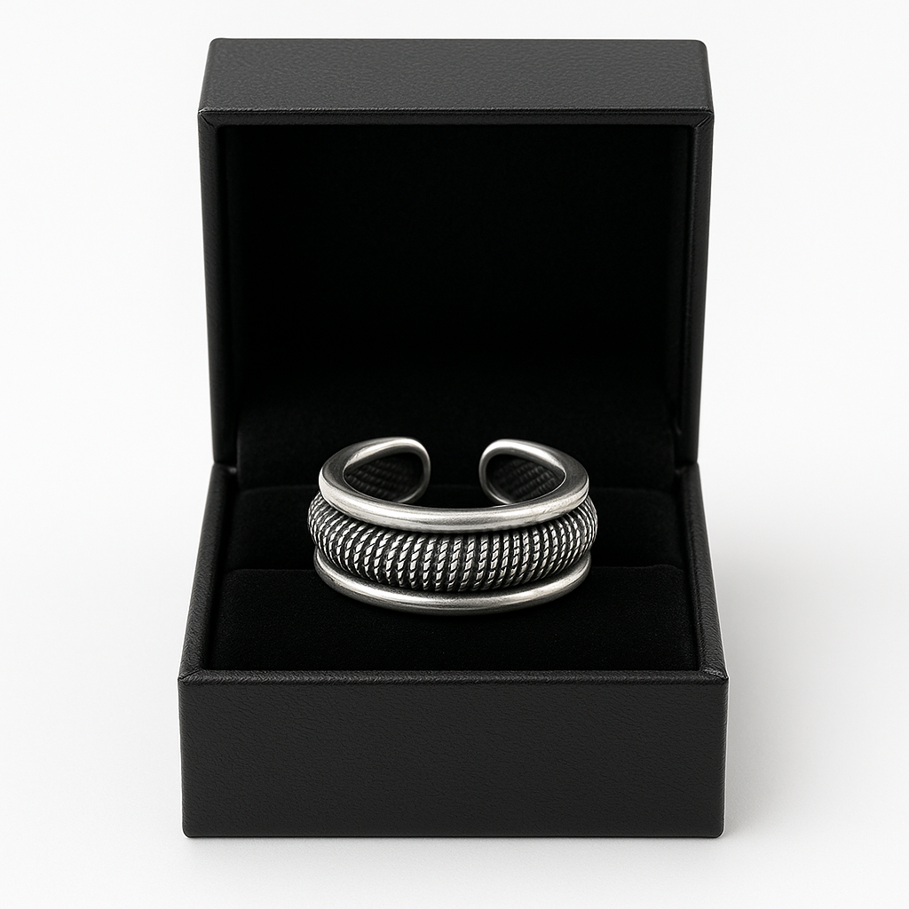 Ring Tribal Trenzado