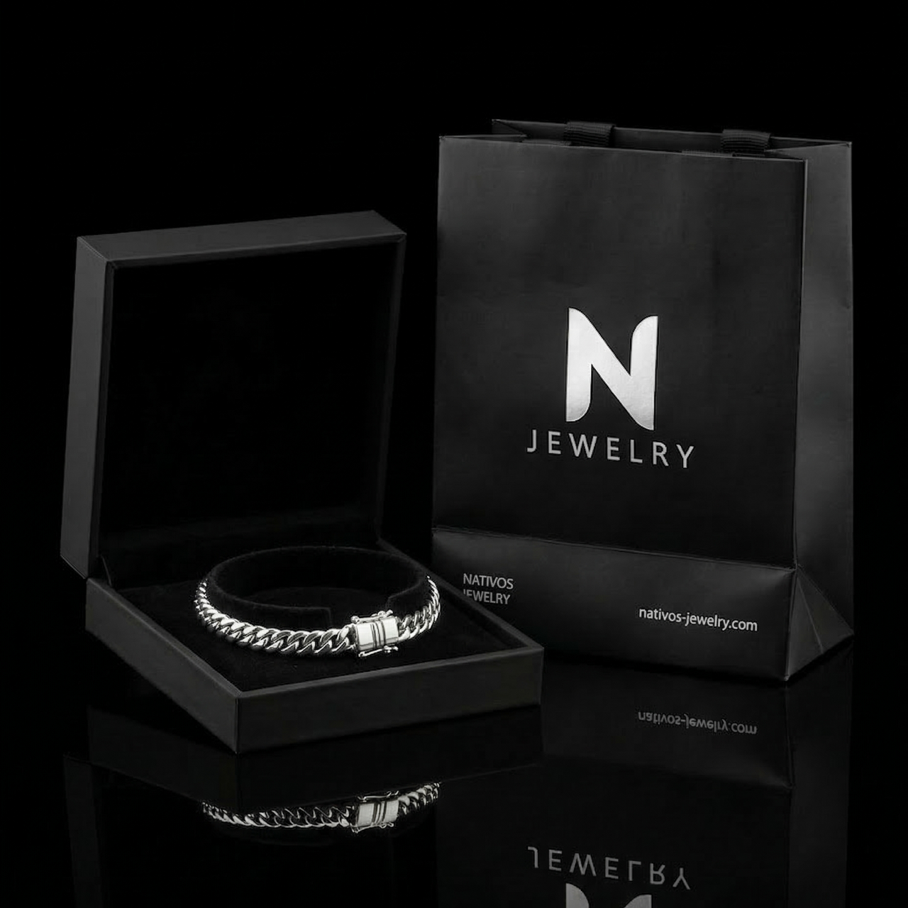 Miami Clean 5mm — Silver Cuban Bracelet 999 (21cm)