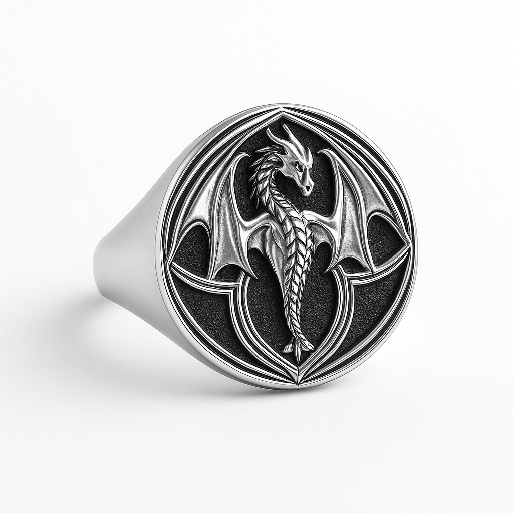 950 Silver Religion Dragon