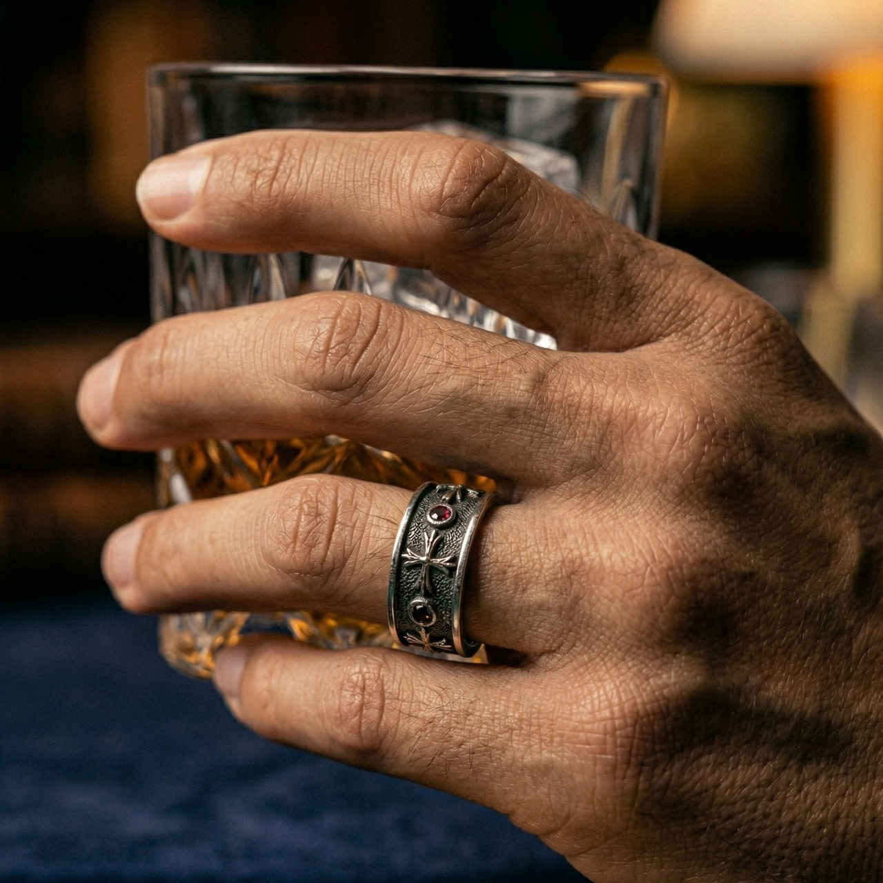 Cross — Anillo Plata 950