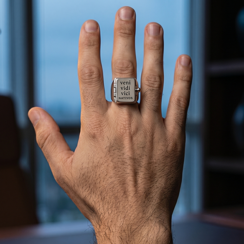 Locket — 950 Silver Ring