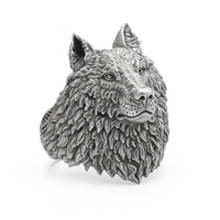 Thumbnail for Anillo Wolf Plata 950