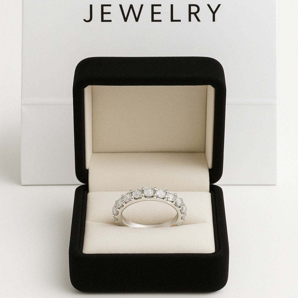 Tennis Iced 4mm 950 Sterling Silver