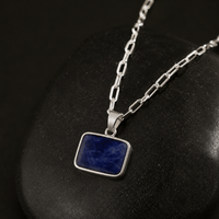 Thumbnail for EGEO Legado — Collar Lapislazuli Plata 950