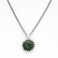 Thumbnail for Collar Jaspe Verde - Plata 950