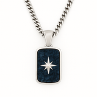 Thumbnail for North Star Necklace - 950 Silver & Labradorite