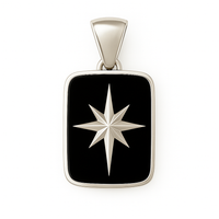 Thumbnail for North Star - 950 Silver & Black Onyx