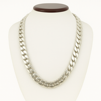 Thumbnail for 950 Sterling Silver Cuban Chain 13mm 65cm