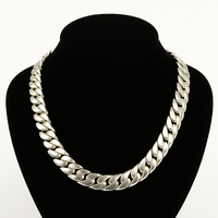 Thumbnail for 999 Sterling Silver Cuban Chain 260gr 13mm 50cm