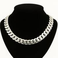 Thumbnail for 999 Sterling Silver Cuban Chain 260gr 13mm 50cm