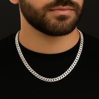Thumbnail for 7mm Cuban Chain 999 Sterling Silver