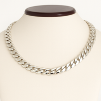 Thumbnail for 999 Sterling Silver Cuban Chain 9mm 55cm