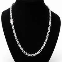 Thumbnail for 950 Silver Forcet Chain 6mm