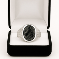 Thumbnail for Terra Obsidian Stone Ring