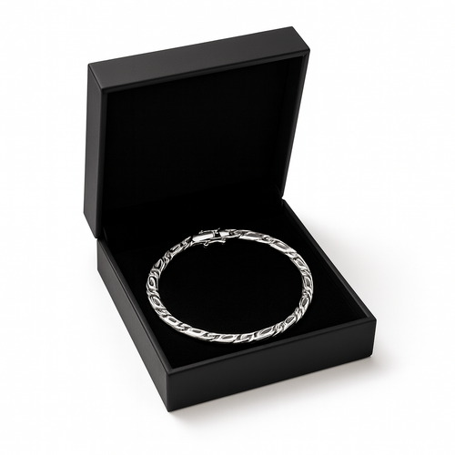 Mónaco Sutil — 3 mm Silver Bracelet 950