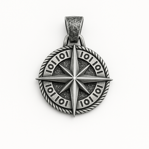 Dije North Star Plata 950