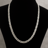 Thumbnail for 950 Sterling Silver Chain, Monaco Model, 5mm