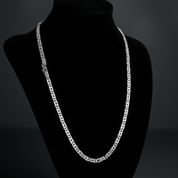 Thumbnail for 950 Sterling Silver Monaco Chain 4mm