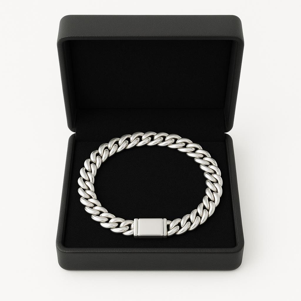 Pulsera Miami Plata 5mm- Plata Pura 950