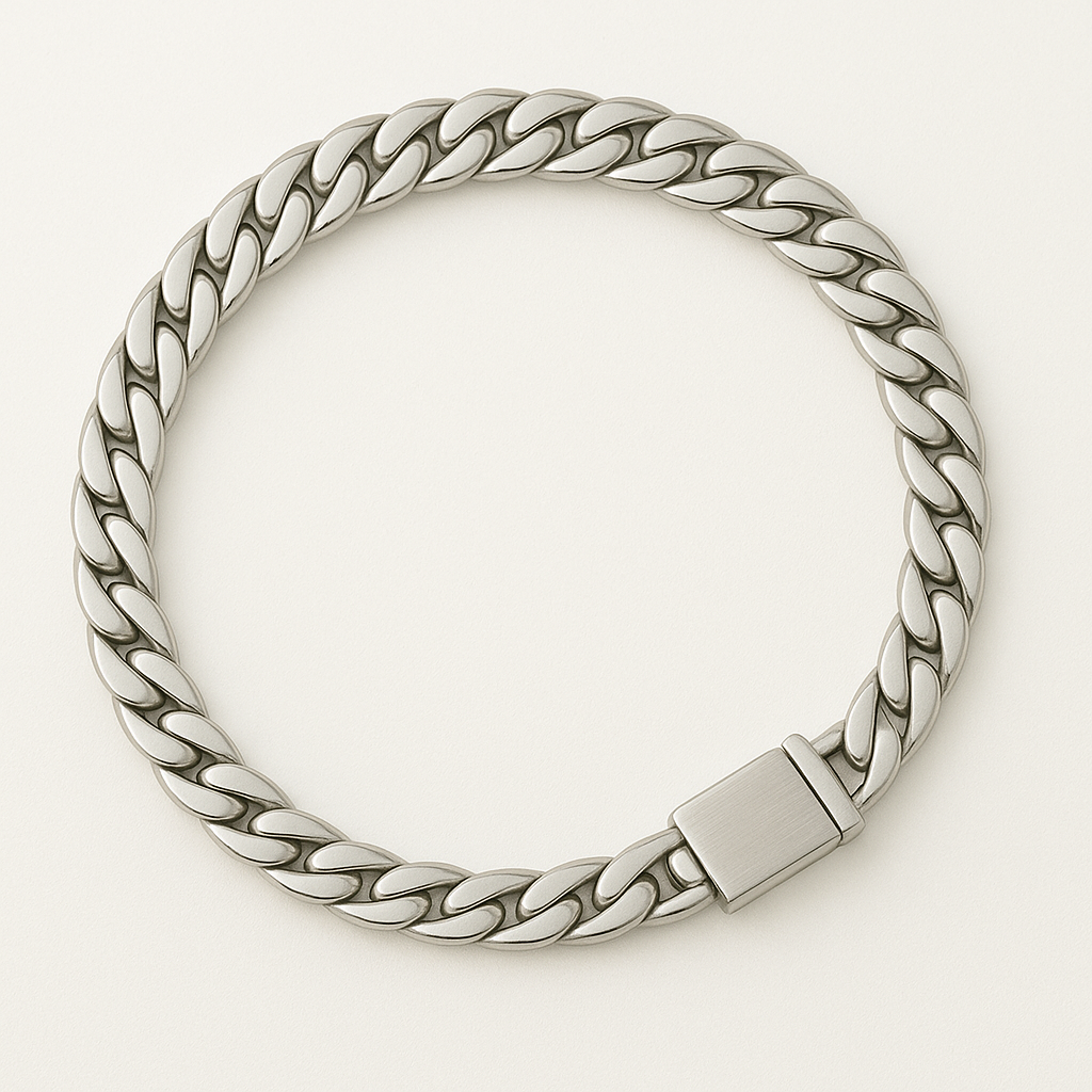 Pulsera Miami Plata 5mm- Plata Pura 950