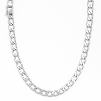 Thumbnail for 950 Sterling Silver Hexagonal Chain 5mm 60cm