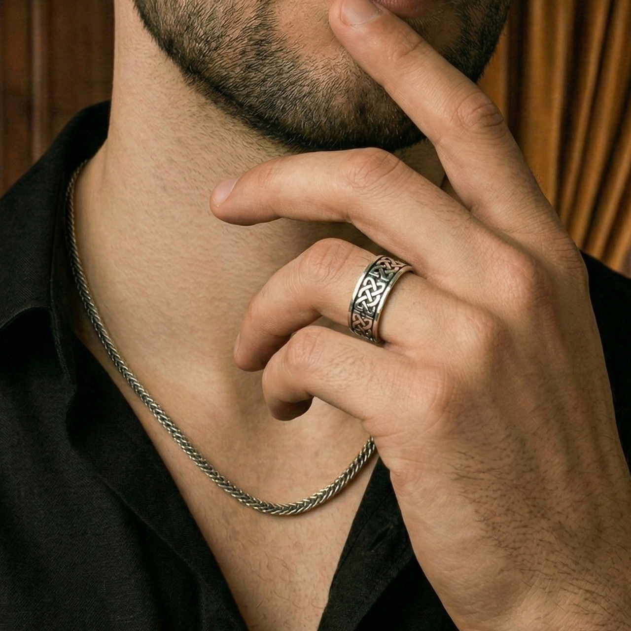 Set Espiga 2mm — Cadena y Pulsera Plata 950