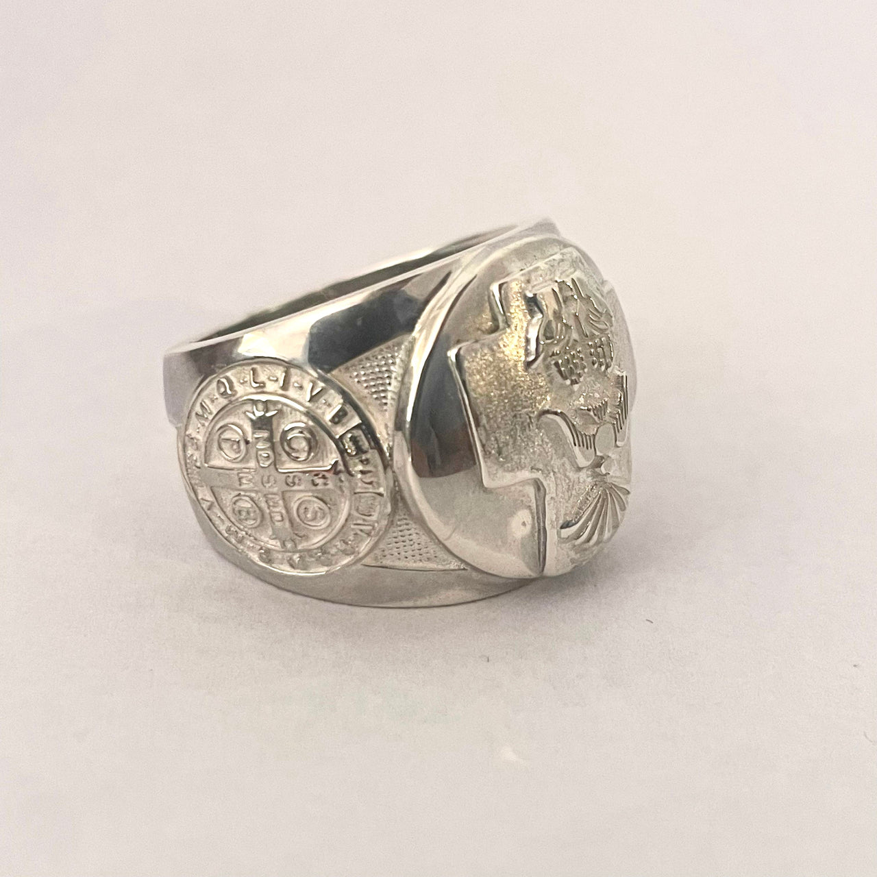 Saint Benedict Hands Ring
