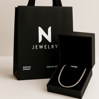 Thumbnail for Shiny Silver Herringbone Woven Silver Chain – Elegant Masculine Style