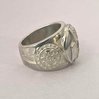 Thumbnail for Saint Benedict Hands Ring