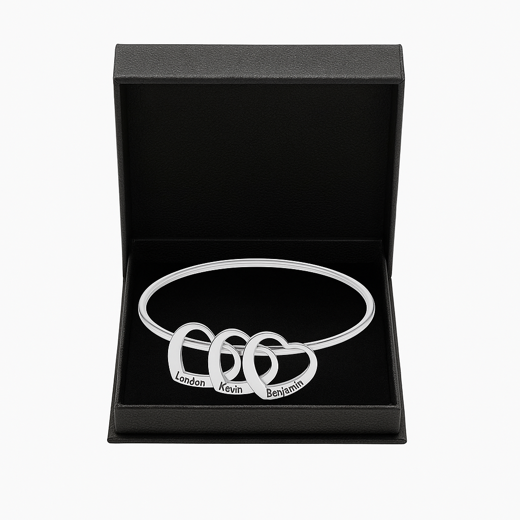 Brazalete con dije personalizado de Plata 950