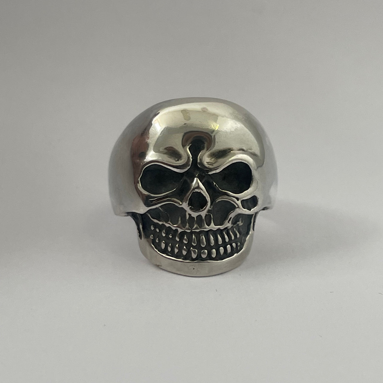 Anillo Calavera rock de Plata 950