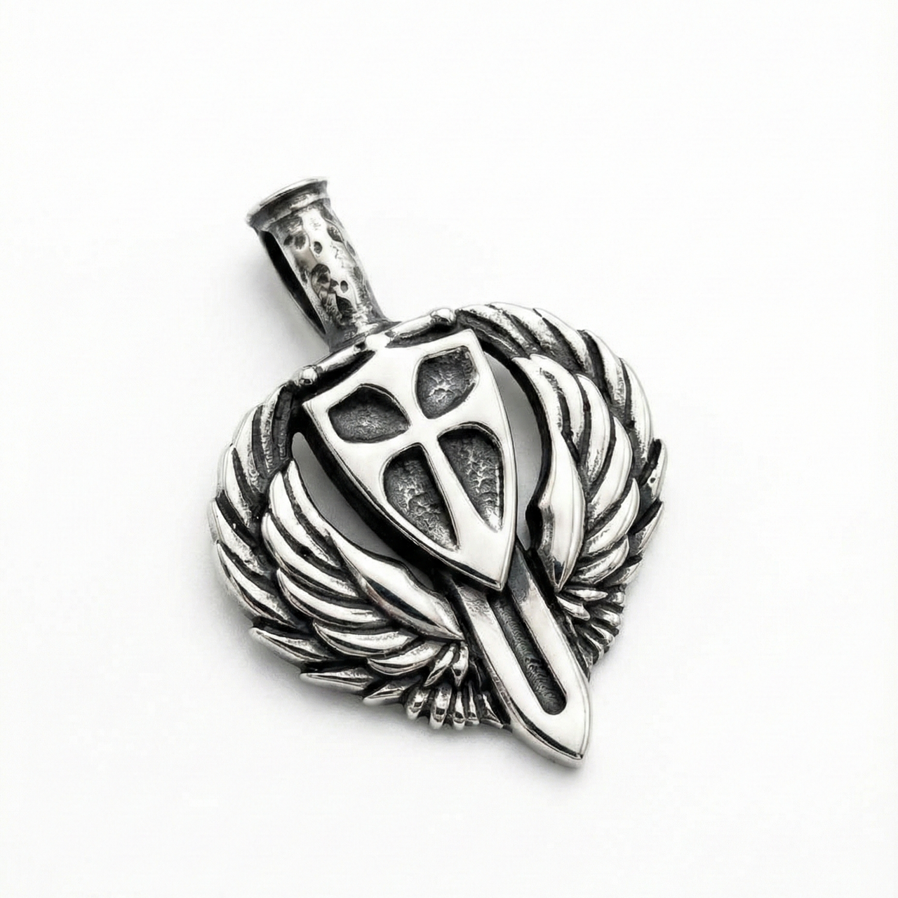 Warrior of Faith – Archangel Michael Shield Pendant