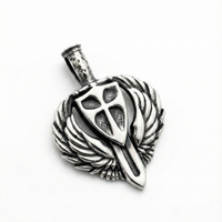 Thumbnail for Warrior of Faith – Archangel Michael Shield Pendant