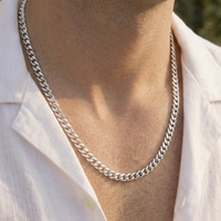 Thumbnail for Set Lomo de Corvina 6 mm – Cadena + Pulsera de Plata 950