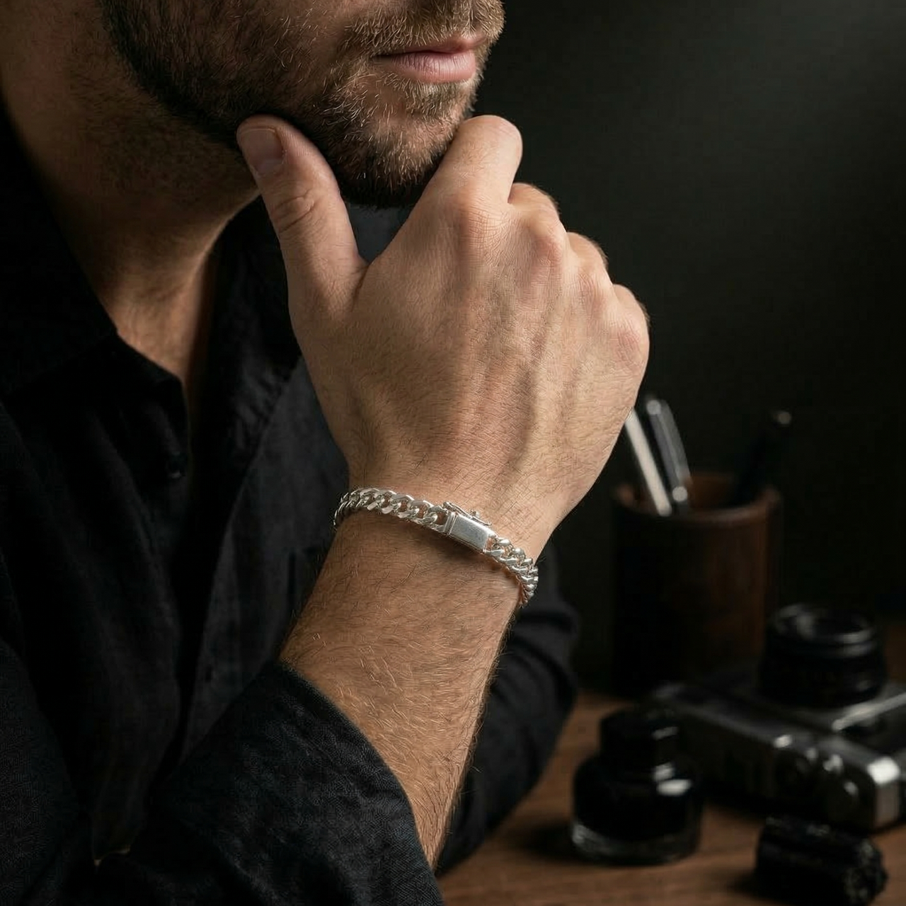 Lomo Presencia 6mm — Silver Bracelet 950