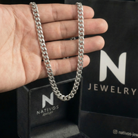 Thumbnail for Lomo de Corvina 7mm — Cadena Plata 950