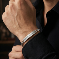 Thumbnail for Fígaro Identidad 6mm — Silver ID Bracelet 950