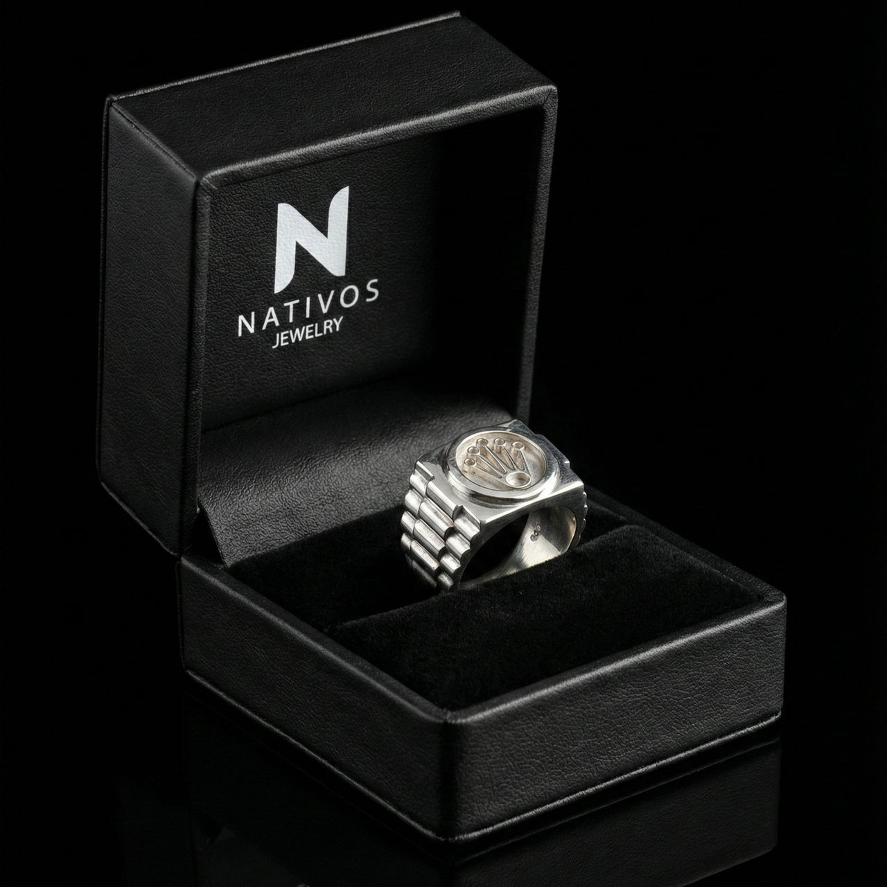 Clock’s — Anillo Plata 950