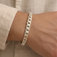 Thumbnail for Hexagonal Precisión 6mm — Silver Bracelet 950