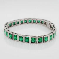 Thumbnail for 999 Silver Cubic Tennis Bracelet