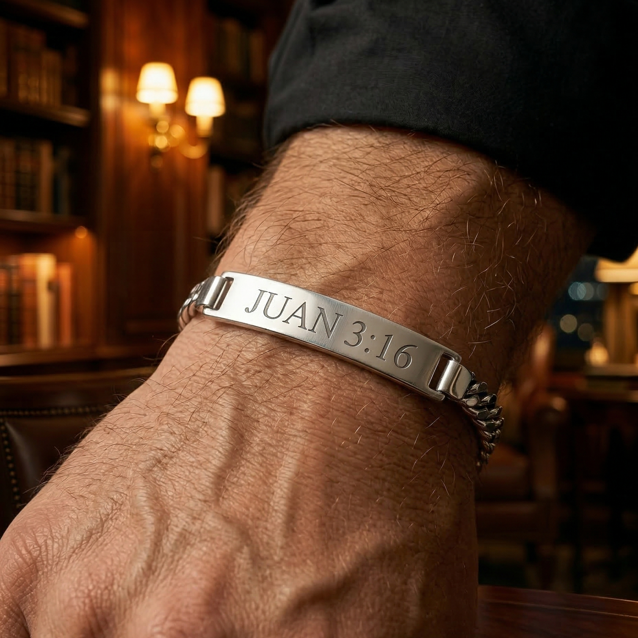 Identity Bracelet 5mm — Silver ID Bracelet 950 (20cm)