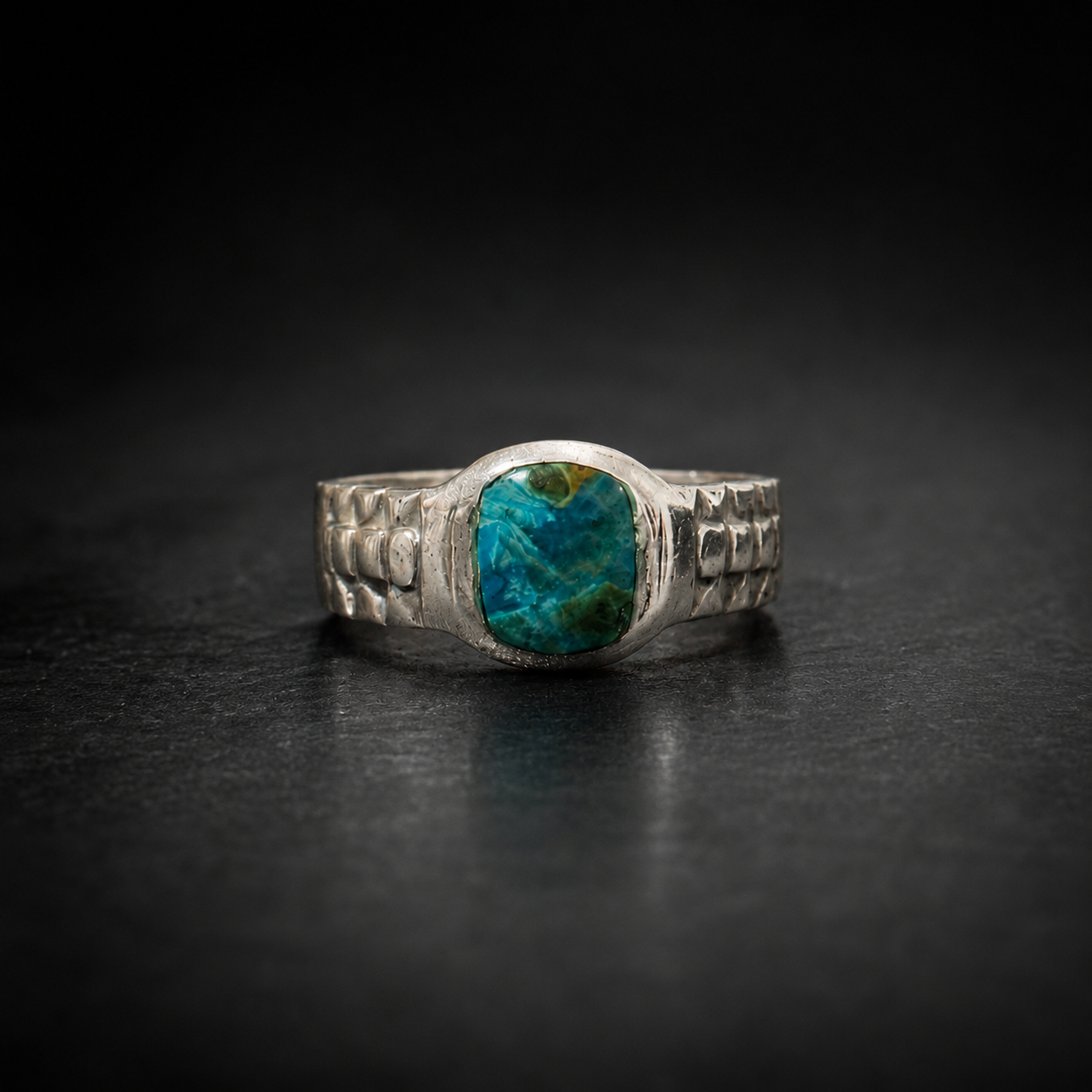 KRONOS Discipline — Turquoise Ring Silver 950 
