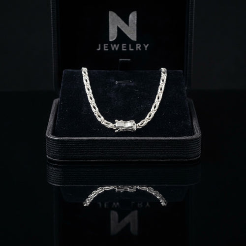 950 Sterling Silver Monaco Chain 3mm