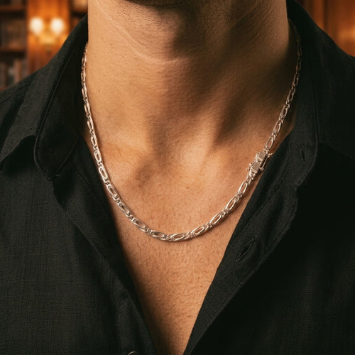 950 Sterling Silver Monaco Chain 3mm