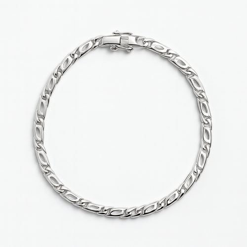 Mónaco Sutil — 3 mm Silver Bracelet 950