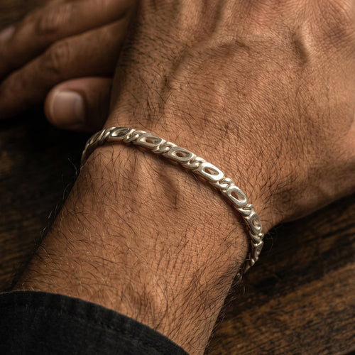 Mónaco Sutil — 3 mm Silver Bracelet 950